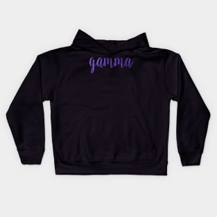 Purple Gamma Kids Hoodie